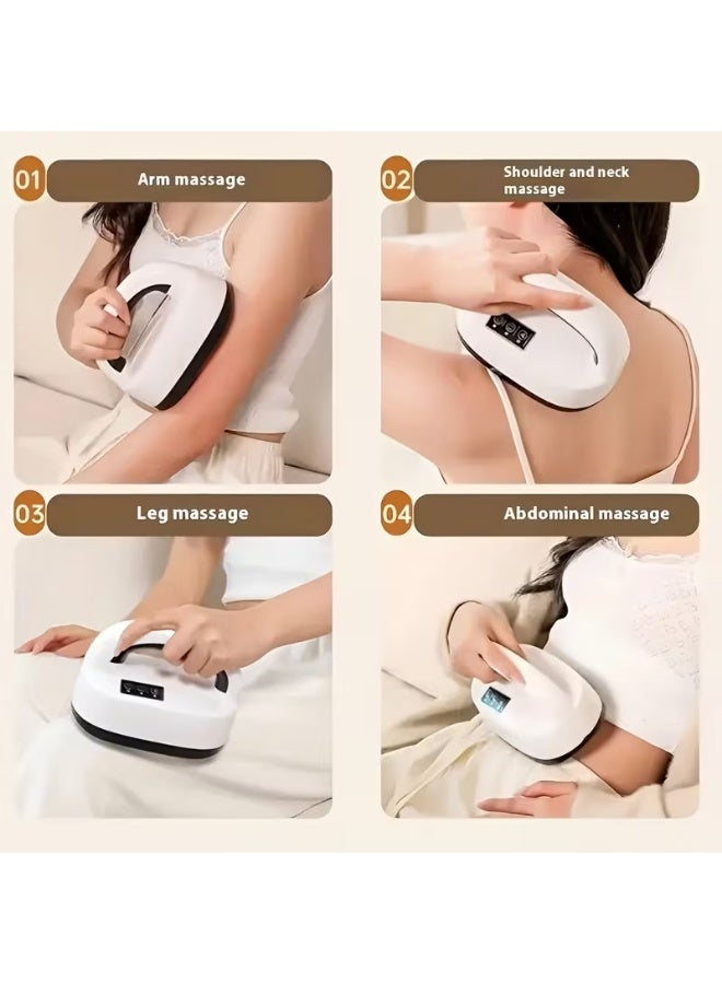 Heated 6D Roller Electric Massager – Deep Tissue Human-Like Massage with Multi-Level Heat, Menstrual Pain Relief, Muscle Relaxation and Blood Circulation Improvement, Home Portable Wellness Device - Image 3